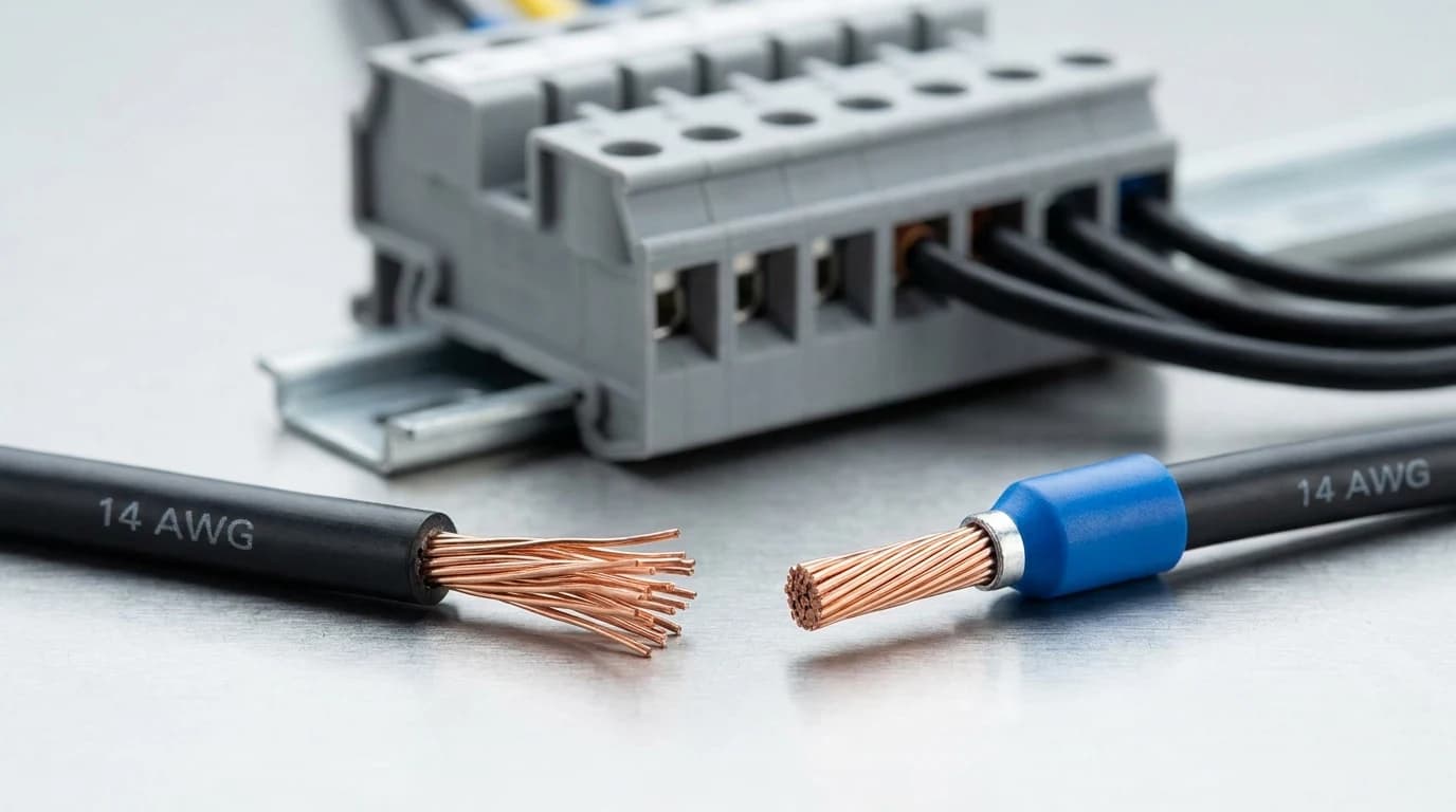 Ferrules vs Bare Wire in Industrial Control Panels: A Technical Comparison