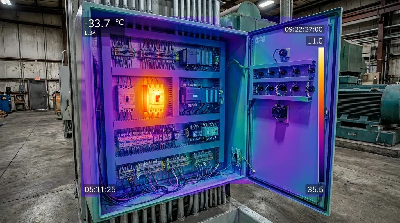 Common Electrical Hot Spot Causes in Industrial Panels